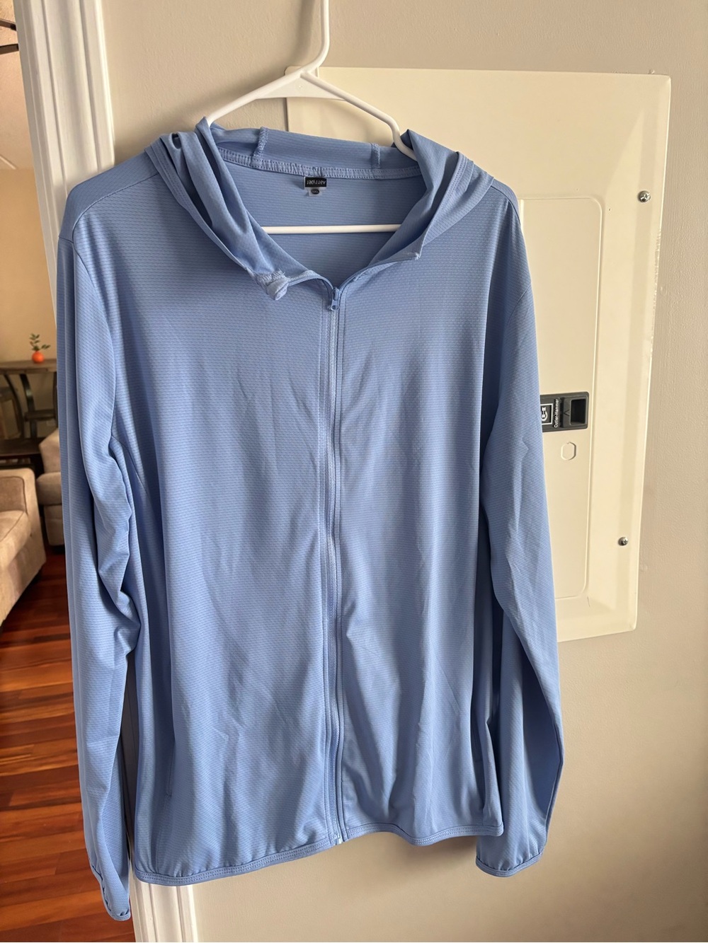 Light Blue Athletic Zip Jacket